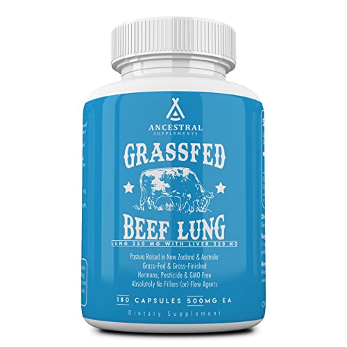 Ancestral Supplements Beef Lung (with Liver) — Supports Lung, Respiratory, Va...