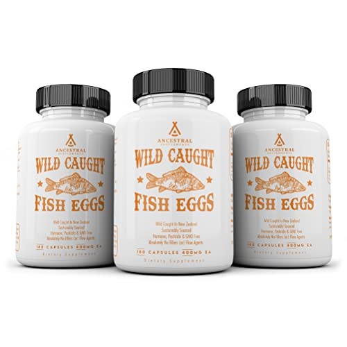 Ancestral Supplements Wild Caught Fish Eggs — Supports Brain, Heart, Fertilit...