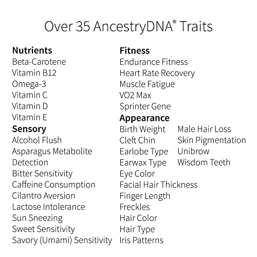 AncestryDNA + Traits: Genetic Ethnicity + Traits Test, AncestryDNA Testing Ki...