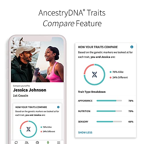 AncestryDNA + Traits: Genetic Ethnicity + Traits Test, AncestryDNA Testing Ki...