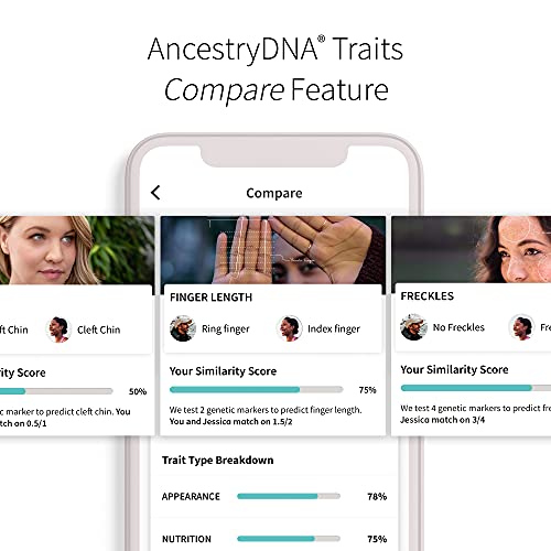 AncestryDNA + Traits: Genetic Ethnicity + Traits Test, AncestryDNA Testing Ki...