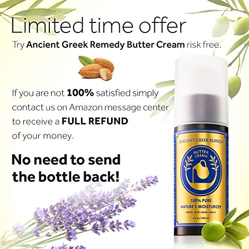 Organic Facial and Body butter Cream. Made of Almond, Olive, Castor, Vitamin ...