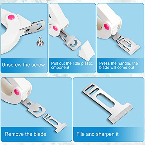 ANCIRS Acrylic Nail Clipper, Adjustable Stainless Steel Nail Tip Cutter, Arti...