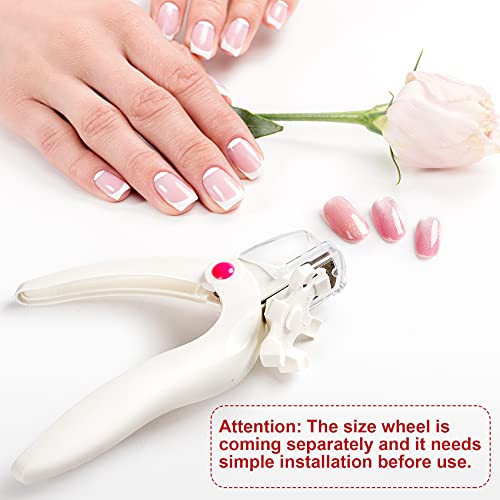 ANCIRS Acrylic Nail Clipper, Adjustable Stainless Steel Nail Tip Cutter, Arti...