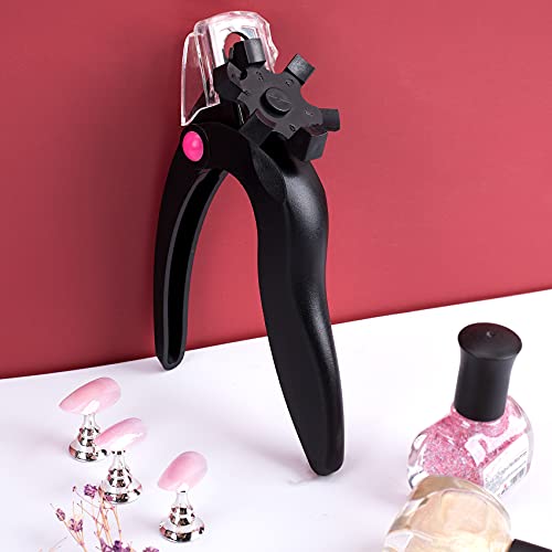 ANCIRS Black Acrylic Nail Clipper, Adjustable Stainless Steel Nail Trimmer, A...