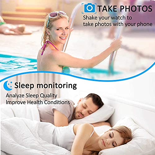 ANCwear Fitness Tracker Watch, F07 Activity Tracker Health Exercise Watch wit...