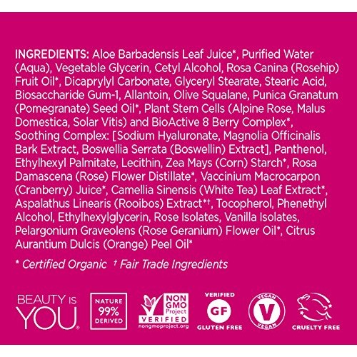 Andalou Naturals 1000 Roses Beautiful Day Cream, 1.7 Ounce