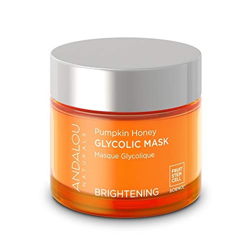 Andalou Naturals Brightening Mask, Pumpkin Honey Glycolic, 1.7 Ounce