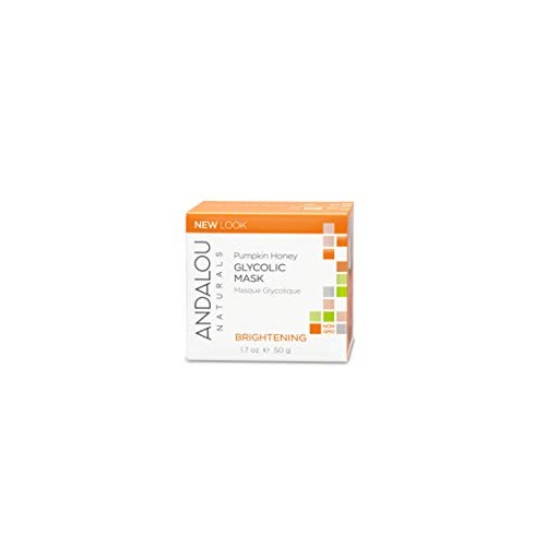 Andalou Naturals Brightening Mask, Pumpkin Honey Glycolic, 1.7 Ounce