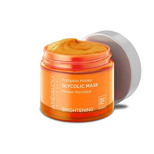 Andalou Naturals Brightening Mask, Pumpkin Honey Glycolic, 1.7 Ounce