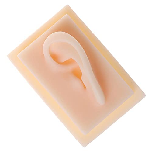 Andifany for 1:1 Human Soft Silicone Left Ear Model Life Size Acupuncture Stu...