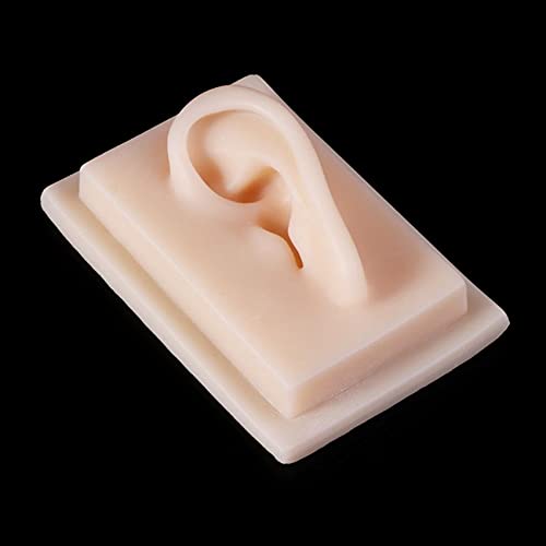 Andifany for 1:1 Human Soft Silicone Left Ear Model Life Size Acupuncture Stu...