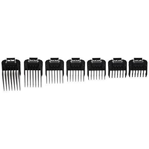 Andis 01380 7pc Snap-On Comb Set, Blade Attachments For MBA, ML And SM Model ...