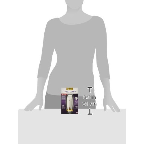 Andis 04710 Professional T-Outliner Beard/Hair Trimmer with T-Blade, Grey