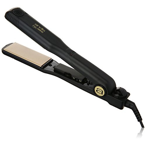 Andis 1.5-Inch High Heat Ceramic Hair Flattening Iron, Black (67770)