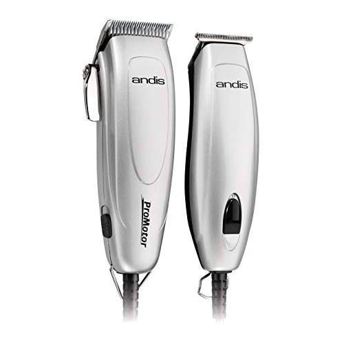 Andis 24565 Promotor + Combo 27 Piece Clipper/Trimmer Haircutting Kit, Silver...