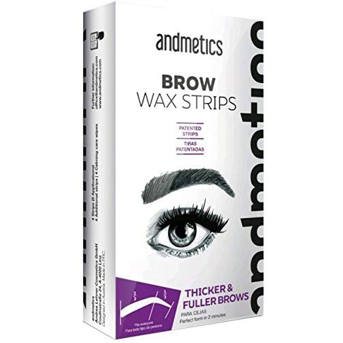 VEGAN Andmetics Brow Wax Strips for Thicker & Fuller Brows - Eyebrows - Hair ...