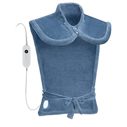 Heating Pads for Neck and Shoulders, 35"x27" Electric Heated Pad for Back Pai...