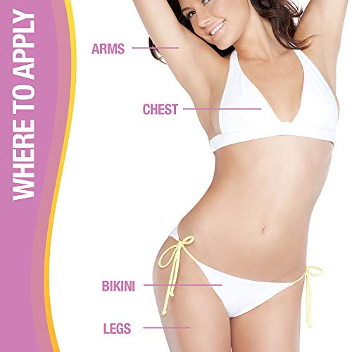 Andrea Extra Strength Bleach for Unwanted Body Hair with Crème Activator, 2 p...