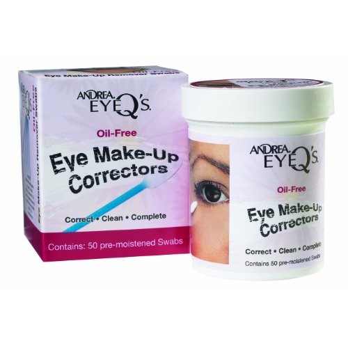 Andrea Eyeq's Oil-free Eye Make-up Correctors Pre-moistened Swabs, 50-Count (...