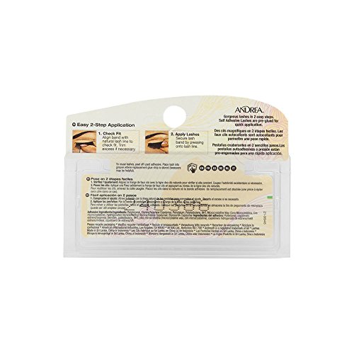 Andrea False Redi-Lash Strip Lashes, Self Adhesive Redi Lash 33 S