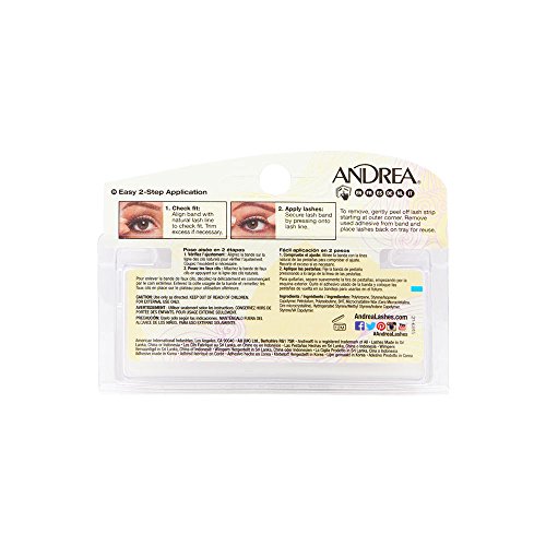 Andrea False Redi-Lash Strip Lashes, Self Adhesive Redi Lash 45S