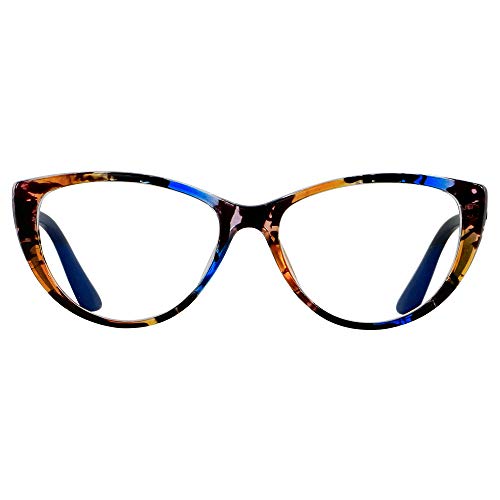 Blue Light Blocking Glasses Women Bluelight Blocker Computer Cateye Clear Cat...