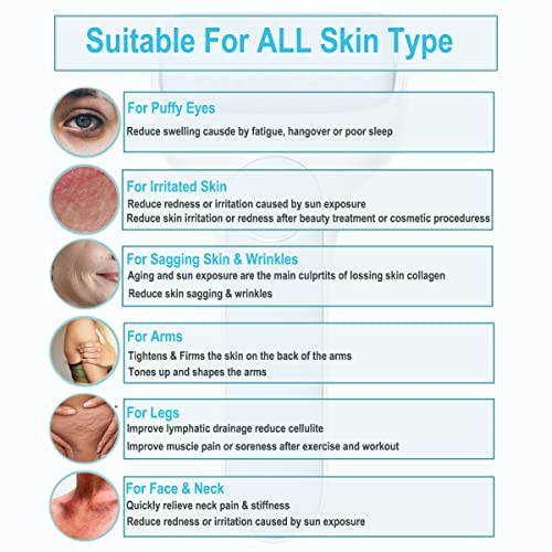 Angel Kiss Ice Roller for Face, Cold Therapy Massage Roller for Face & Eye, P...