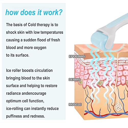 Angel Kiss Ice Roller for Face, Cold Therapy Massage Roller for Face & Eye, P...