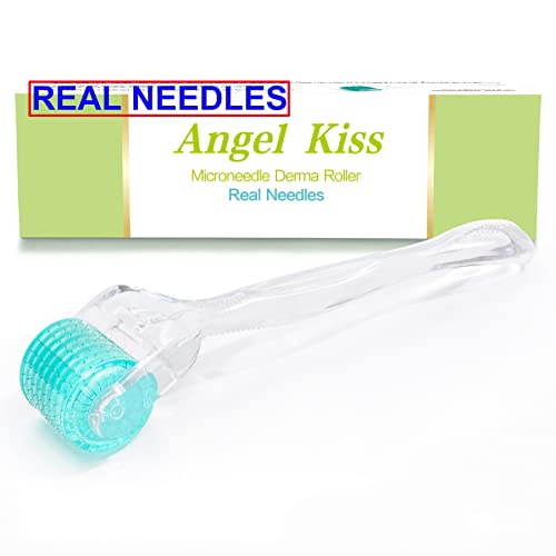 Derma Roller REAL NEEDLE - Angel Kiss 0.3mm Microneedle Roller For Face Body ...