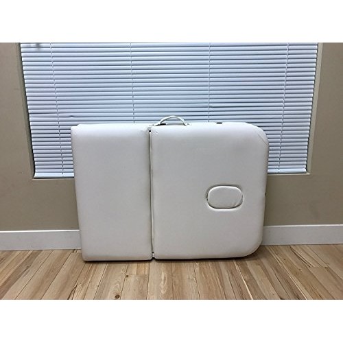 ANGEL USA 3-Section Aluminum 84" L Portable Massage Table Facial SPA Bed Tatt...