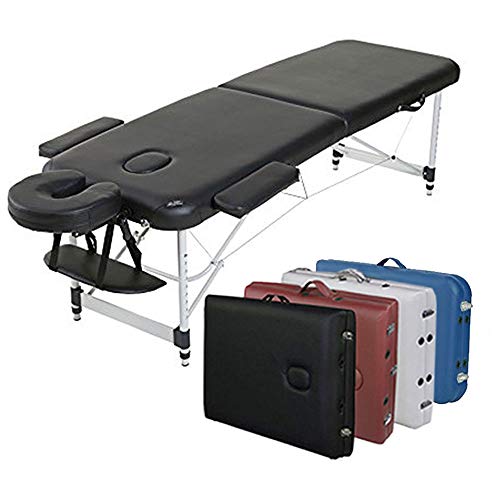 Angel USA Ultra Light Weight Sturdy Aluminum Frame 84"L Portable Massage Tabl...