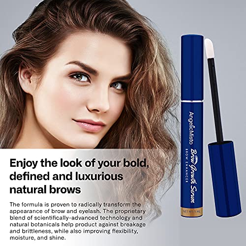 AngelicMisto Eyebrow Growth Serum Brow Enhancer for Full, Bold Eyebrows - Pro...