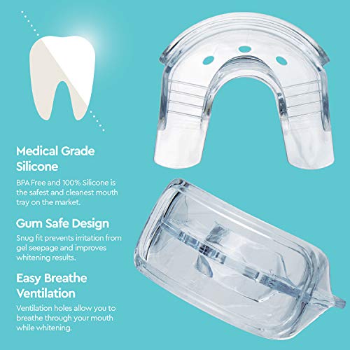 AngelicMisto Teeth Whitening Kit, 5 Min Non-Sensitive Fast Teeth Whitener wit...