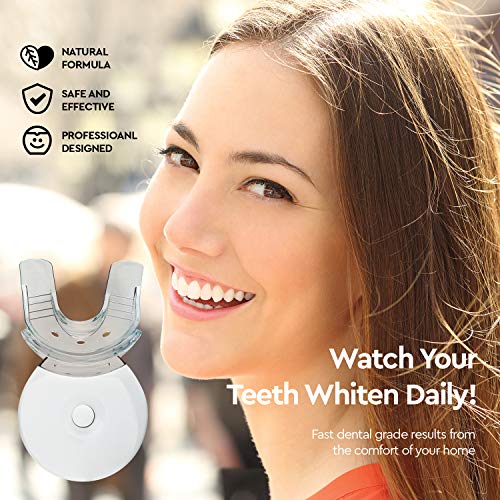 AngelicMisto Teeth Whitening Kit, 5 Min Non-Sensitive Fast Teeth Whitener wit...