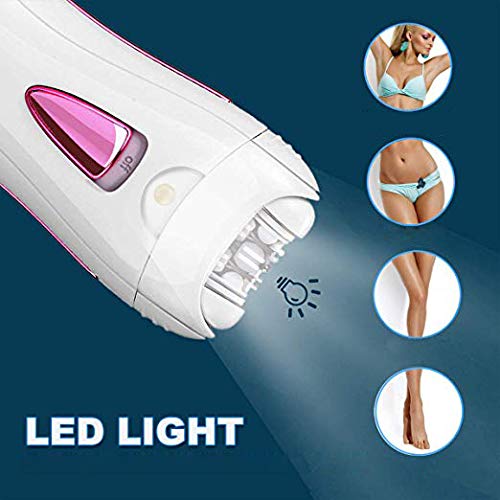 Epilator Hair Removal for Women Face Arm Leg Body Cordless Rechargeable Tweezers