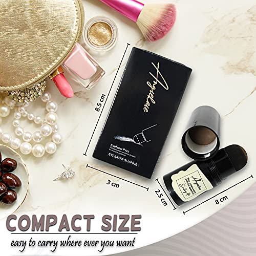 Eyebrow Stamp Stencil Kit, Eyebrow Stencils with 24 Pc, Eyebrow Brown Definer...