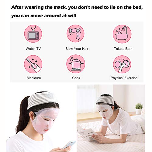 Angzhili 2 Pack Silicone Moisturizing Mask for Sheet Mask,Reusable Facial Mas...