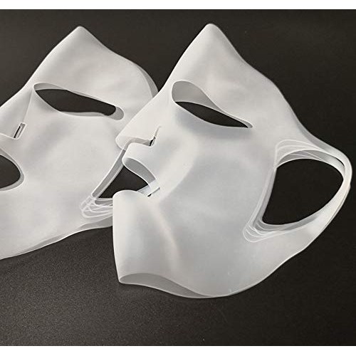 Angzhili 2 Pack Silicone Moisturizing Mask for Sheet Mask,Reusable Facial Mas...