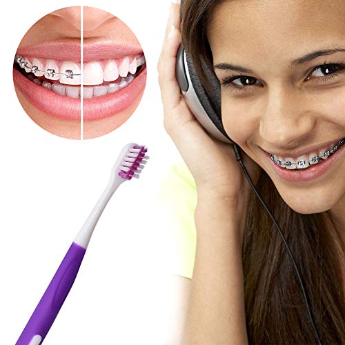 Angzhili Portable Orthodontic Toothbrush Kit for Orthodontic Patient Orthodon...