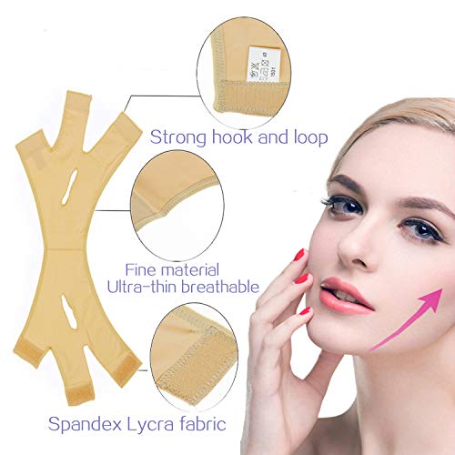 Face Lifting Slimming Belt, Facial Cheek V Shape Lift Up Thin Mask Strap Face...