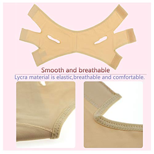 Face Lifting Slimming Belt, Facial Cheek V Shape Lift Up Thin Mask Strap Face...
