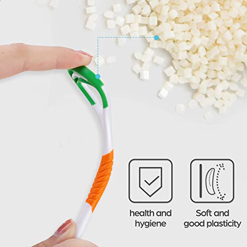 Tongue Scraper Cleaner 3 Pack - Bad Breath Treatment for Adults & Kids | BPA ...