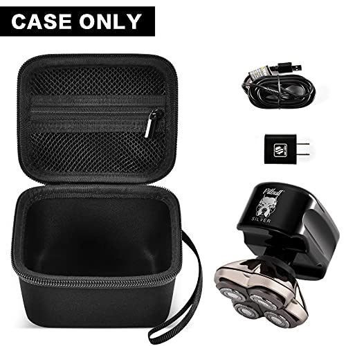 Case Compatible with Skull Shaver Electric Pitbull Pro Razor, Hard Travel Rot...