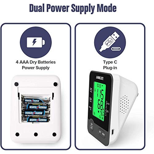 Blood Pressure Monitor, Automatic Upper Arm BP Machine with 2 x 99 Sets of Me...