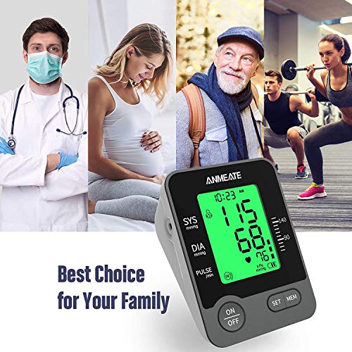 Blood Pressure Monitor, Automatic Upper Arm BP Machine with 2 x 99 Sets of Me...