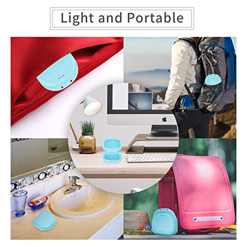 Dental Mouthguard Container Orthodontic Retainer Case with Vent Holes, Dentur...