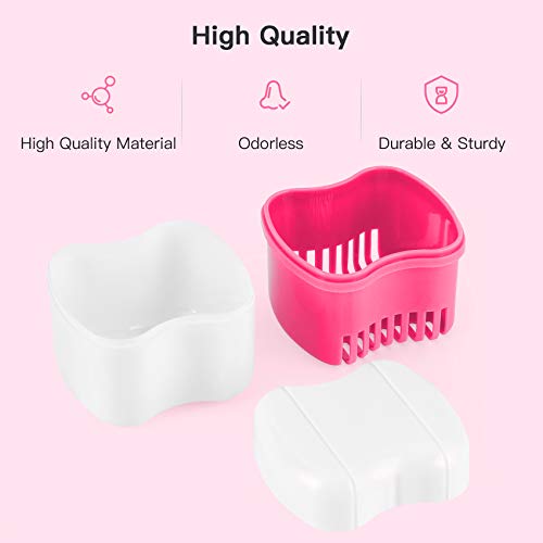 Dental Retainer Case Box Orthodontic Mouthguard Storage Case,Denture Retainer...