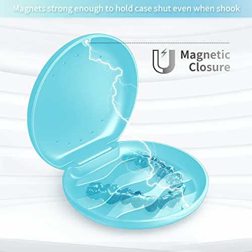 Denture Case Orthodontic Retainer Case with Vent Holes, Annhua Dental Mouthgu...