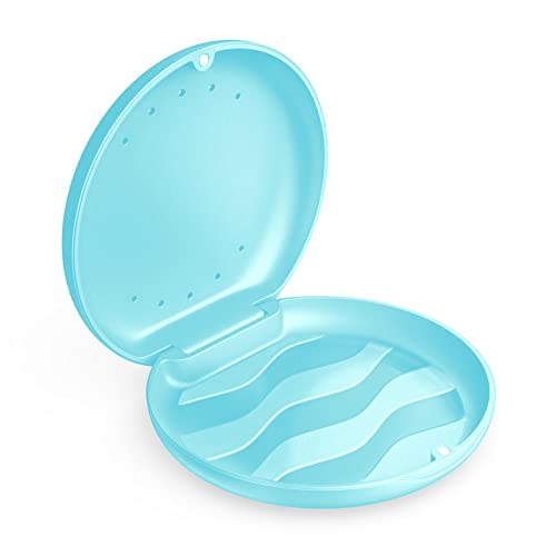 Denture Case Orthodontic Retainer Case with Vent Holes, Annhua Dental Mouthgu...